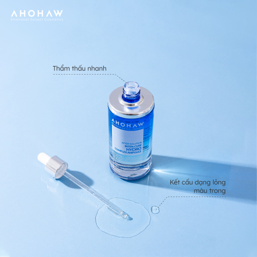 Inten Cure Hydro Complex Ampoule - Tinh Chất Cấp Ẩm Chuyên Sâu - 50ml/150ml - Hình ảnh 3