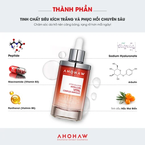 Inten Cure Vital Complex Ampoule - Tinh Chất Dưỡng Trắng, Mờ Thâm, Giảm Nám - 150ml - Hình ảnh 2