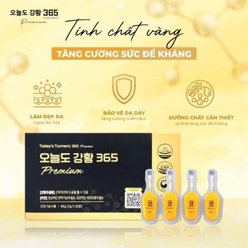 Tinh chất nghệ Nano Curcumin 365 Premium Hàn Quốc (Mẫu mới) - Hình ảnh 2