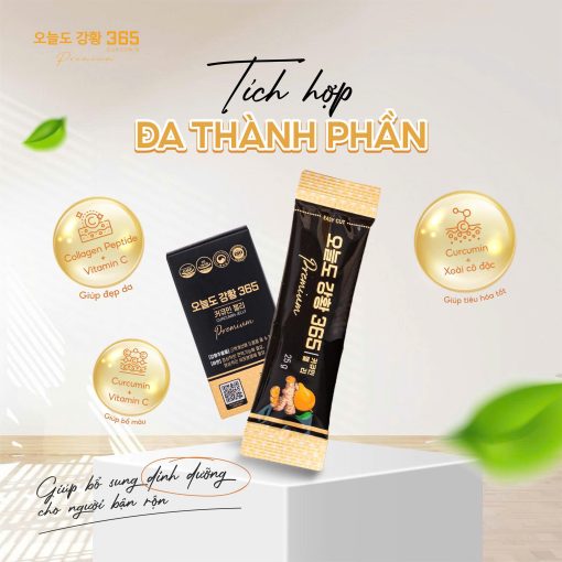 Thạch Nghệ Collagen Nano Curcumin jelly 365 - Hình ảnh 2