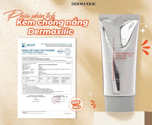Kem Chống Nắng Dermaxilic Broad Spectrum SPF50+/PA+++ - Hình ảnh 2