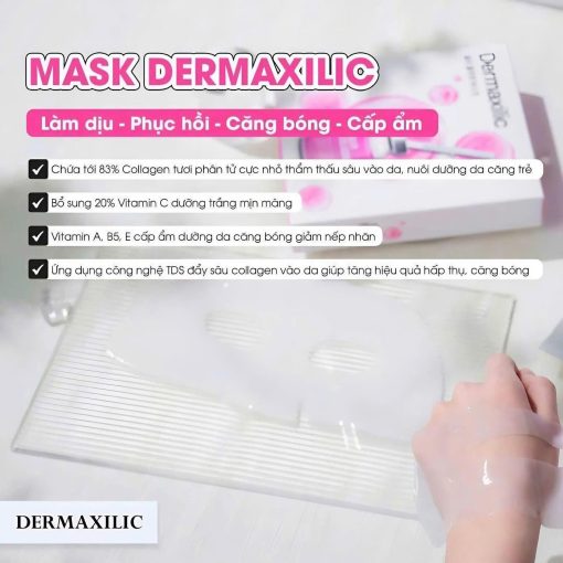 Mặt nạ thạch Dermaxilic Filler Collagen Mask - Hình ảnh 3